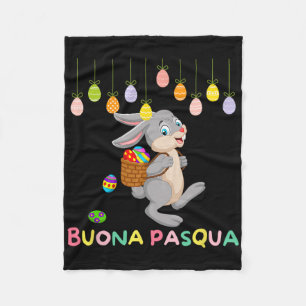 Tag der Eierjagd Italienisches Glück Ostern Italie Fleecedecke