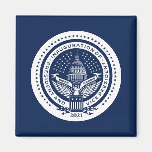 Tag der Einführung des Biden Harris-Logos 2021 Magnet