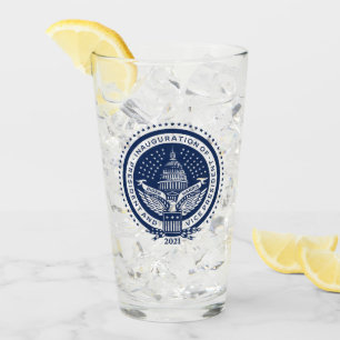 Tag der Einweihung des Biden Harris Logo 2021 Glas