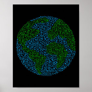 Tag der Erde 2025 Entwurf von Wildtieren und Meere Poster