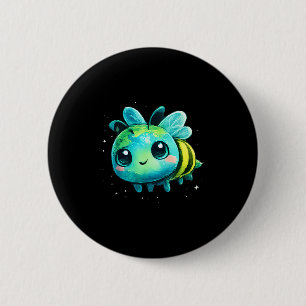 Tag der Erde 2026 Bienenkunst Button