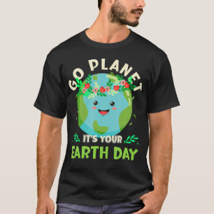 Tag der Erde 2026 Restore Earth Nature Planetcute T-Shirt