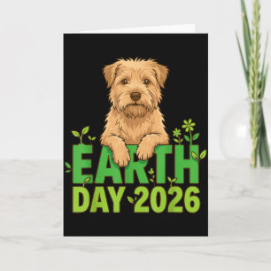 Tag der Erde 2026 Süße Terrier-Hundebesitzer Mama  Karte