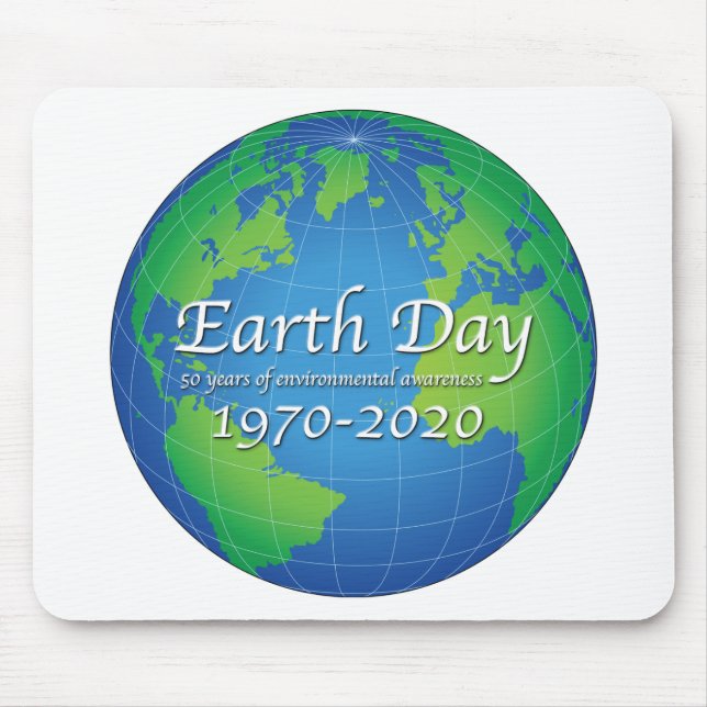 Tag der Erde 50 Jahre Jahrestag 2020 Mousepad (Vorne)