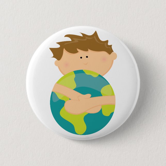 Tag der Erde Button (Vorderseite)