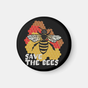 Tag der Erde, die Bienen Gerettet Magnet