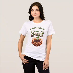 Tag der Erde - Die Veränderung wachsen lassen Tri-Blend Shirt