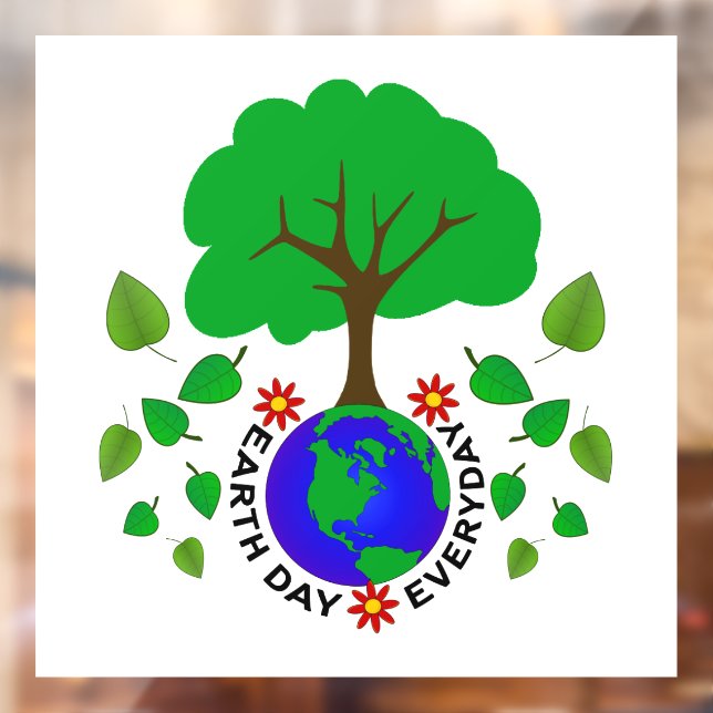 Tag der Erde  Fensteraufkleber (Blatt 2)