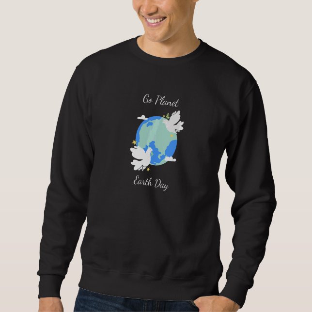 Tag der Erde für den Frieden Sweatshirt (Vorderseite)