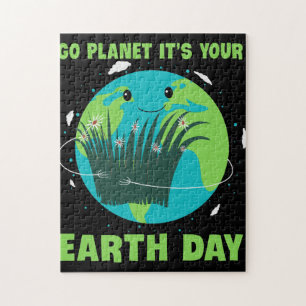 Tag der Erde: Go Planet, es ist dein Tag der Erde Puzzle