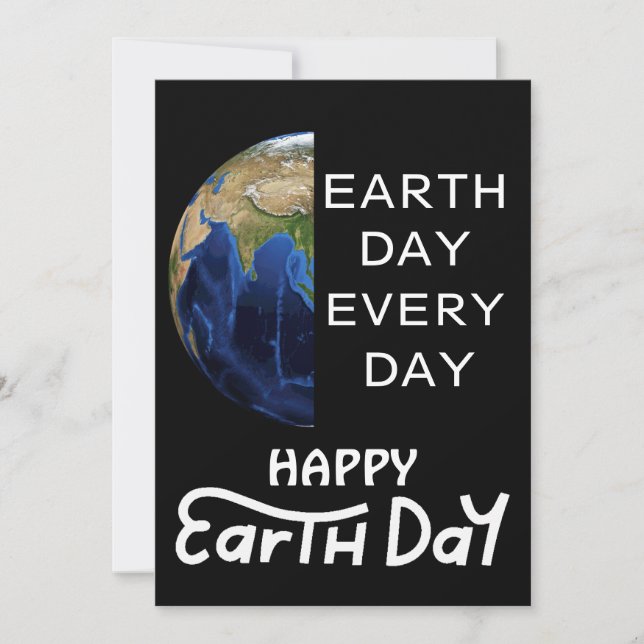 Tag der Erde, grün gehen, unseren Planeten Gerette (Vorderseite)