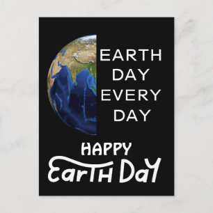 Tag der Erde, grün, unseren Planeten Gerettet Postkarte