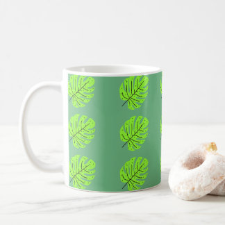 Tag der Erde Grüne Blätter  Kaffeetasse