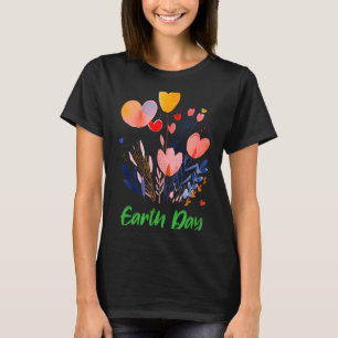 Tag der Erde grüner Planet Umweltbewusstsein T-Shirt