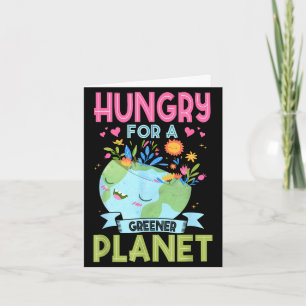 Tag der Erde hungrig nach einem grüneren Planeten  Karte