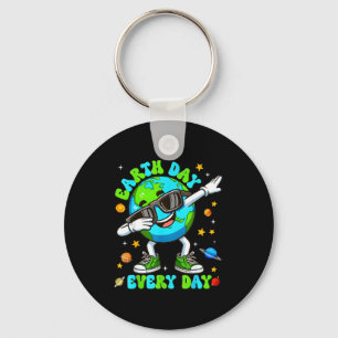 Tag der Erde jeden Tag dabbing Planet Umwelt Männe Schlüsselanhänger