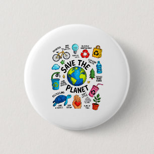Tag der Erde jeden Tag Es gibt keinen Planeten B R Button
