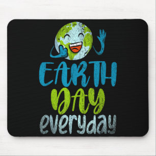 Tag der Erde jeden Tag Planeten-Jubiläum Lustiger Mousepad