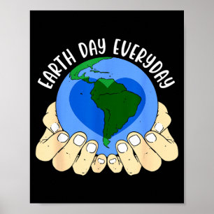 Tag der Erde jeden Tag _ Umwelt _ Planet Erde Poster