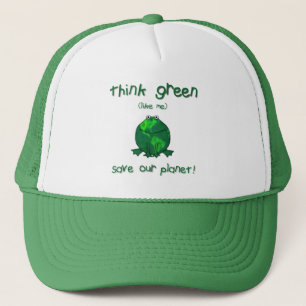 Tag der Erde-Klimafrosch Truckerkappe