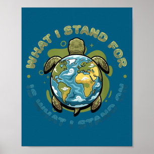 Tag der Erde Klimawandel Bewusstsein Umwelt Poster