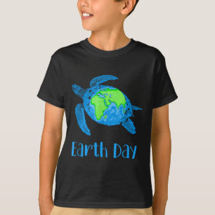 Tag der Erde Meeresschildkröte T-Shirt