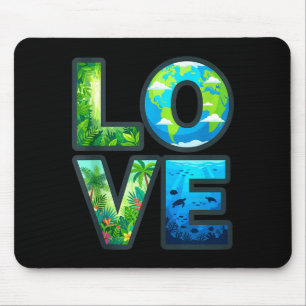 Tag der Erde Naturliebe umweltfreundlich umweltbew Mousepad