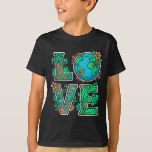 Tag der Erde Naturliebe umweltfreundlich umweltbew T-Shirt