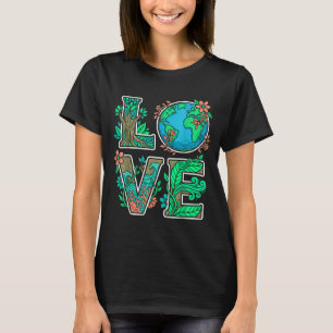 Tag der Erde Naturliebe umweltfreundlich Umweltsch T-Shirt
