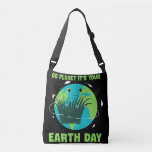 Tag der Erde: Planet Es ist dein Tag der Erde Tragetaschen Mit Langen Trägern