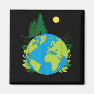 Tag der Erde Planet Natur grüner Planet rette die Magnet