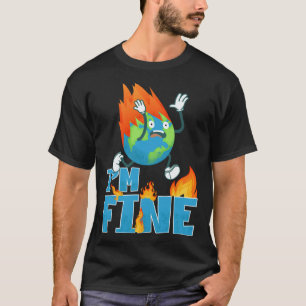Tag der Erde Planet Vegan Tiere Umwelt Allgemein T-Shirt