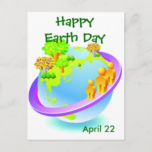 Tag der Erde Postkarte