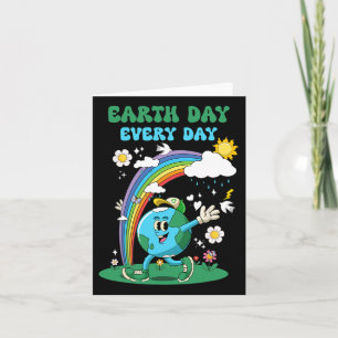 Tag der Erde Rainbow Globe Blume Rettete die Karte