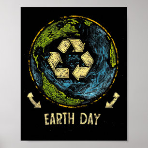 Tag der Erde Recycling Natur Planet Schutz Baum Poster