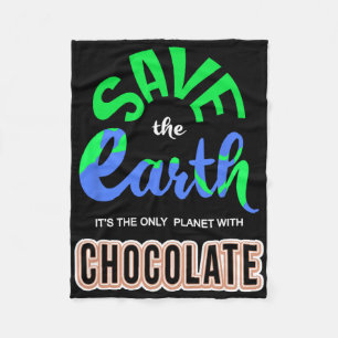 Tag der Erde - Rett der Erde den einzigen Planeten Fleecedecke