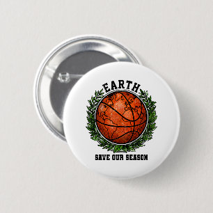 Tag der Erde, rette unsere Jahreszeit Button