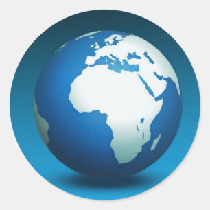 Tag der Erde Runder Aufkleber