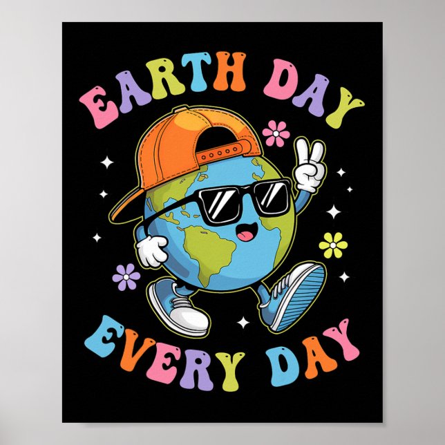 Tag der Erde Sonnentag 2025 Kinder Todd Poster (Vorne)