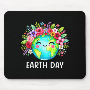 Tag der Erde Süße Erde mit Blume Tag der Erde 2025 Mousepad