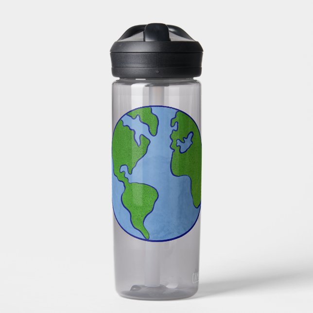 Tag der Erde Trinkflasche (Vorderseite)