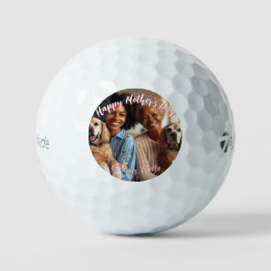 Tag der ersten Mütter Dog Granny   Benutzerdefinie Golfball