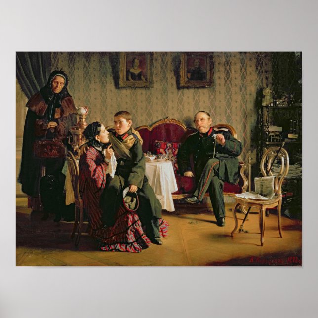 Tag der Feier, 1872 Poster (Vorne)