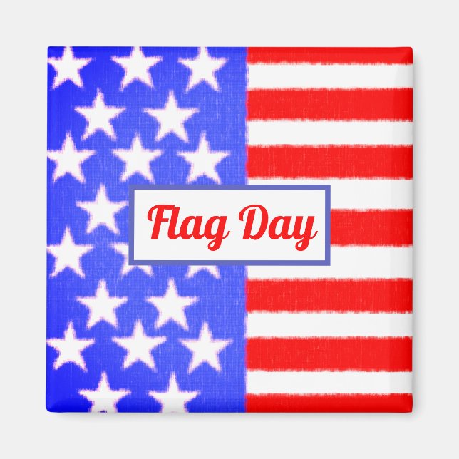 Tag der Flagge, Personalisieren Magnet (Vorne)