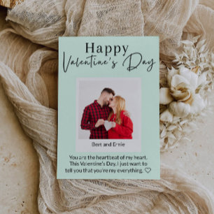 Tag der Fotokarte Glücklicher Valentinstag Feiertagskarte