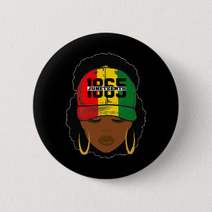 Tag der Freiheit der Frau am 10. Juni Button