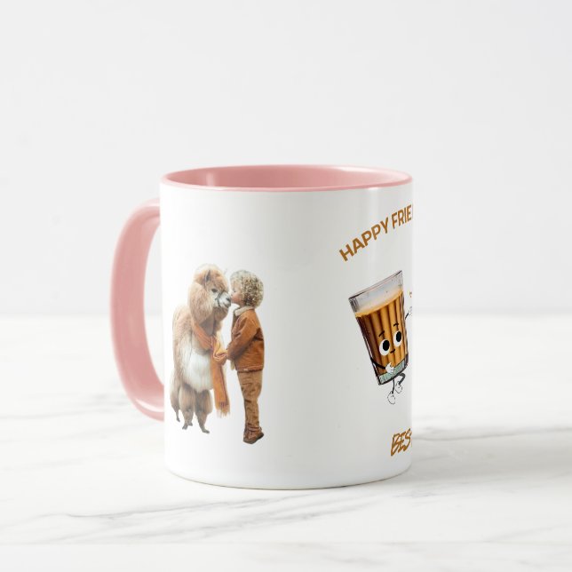 Tag der Freundschaft Tasse (Vorderseite Links)