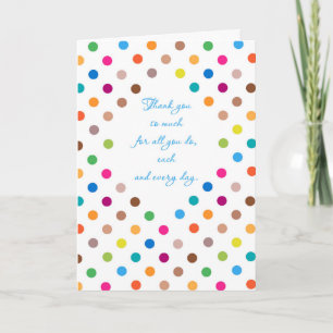 Tag der Fun Dots Administrative Professionals Karte