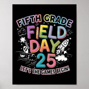 Tag der fünften Klasse 2025 Die Spiele beginnen Ki Poster