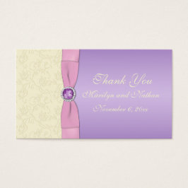 Tag der Gastgeschenk Hochzeit Lavendel, Rosa und E